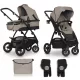  Kinderwagen 2in1 Optimo ADAPTER + TAUPE TASCHE