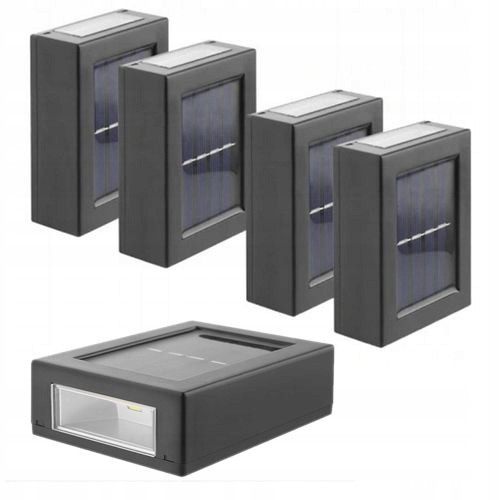 Gartenwandlampen, außen DDK Gartenwandleuchte, schwarz, integrierte 30-W-LED-Quelle