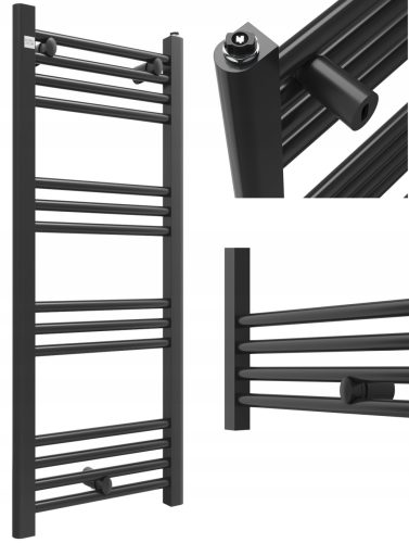  Granitan-Wasserbadheizkörper 393 W 400 x 1000 mm schwarz