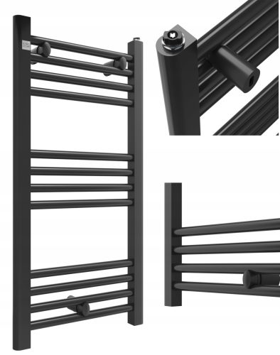 Granitan 311 W Wasserbadheizkörper 400 x 800 mm schwarz