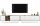  Loft-TV-Schrank, Loft-TV-Kommode, White MAT, 300 cm