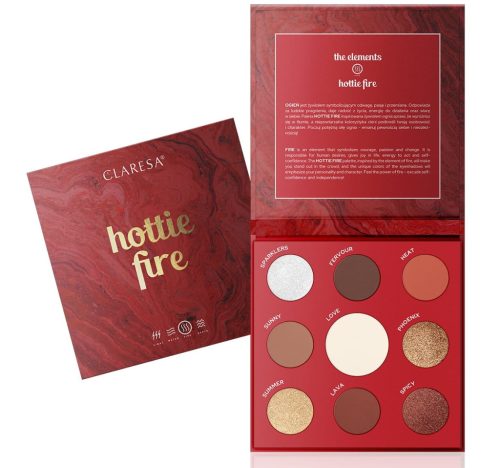  CLARESA HOTTIE FIRE PALETTE 9 LIDSCHATTEN