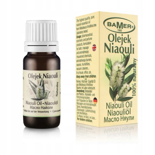  Niaouli ätherisches Öl zitrisch, holzig, blumig, maskulin, fruchtig, würzig, süß, festlich, frisch BAMER 7 ml