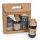  GESCHENK Instant-Kaffee-Karamell-Tee-Sirup-Set