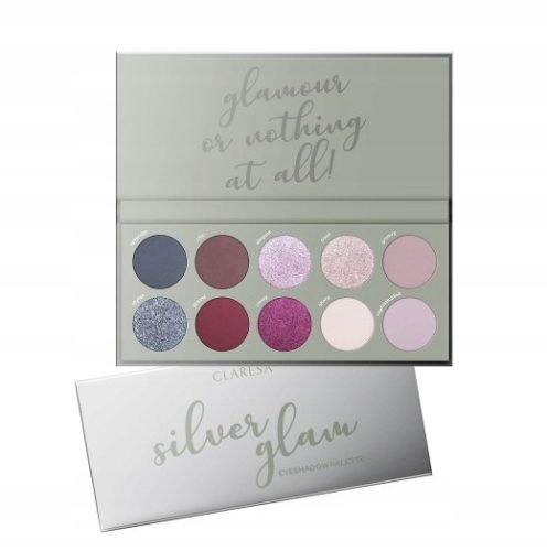  CLARESA Silver Glam Lidschatten-Palette 12g