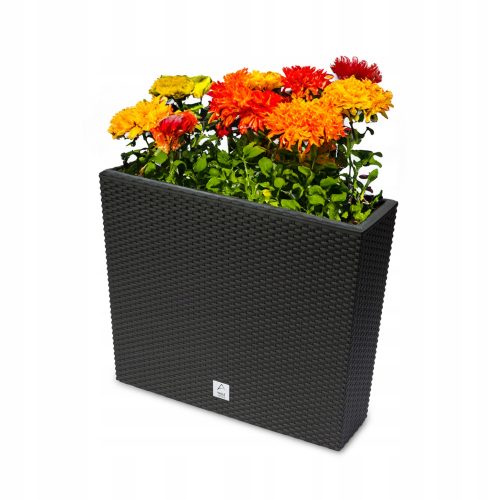  Valle Verde Blumentopf 58 cm x 18 x 50 cm, Kunststoff, Braun- und Beigetöne