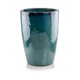    Polnix Blumentopf 0 cm x 34 x 42 cm Durchmesser 34 cm Keramik in Grüntönen