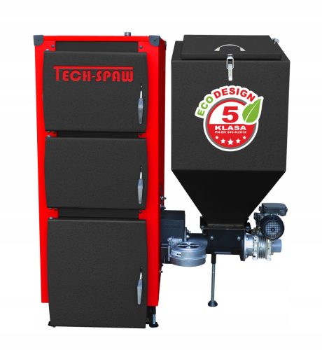  Tech-Spaw Doppelfunktions-Stahlofen für Öko-Erbsenkohle, 19 kW