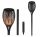  Forever Speed Solarlampe, schwarz, 78 cm, 8 Stk.