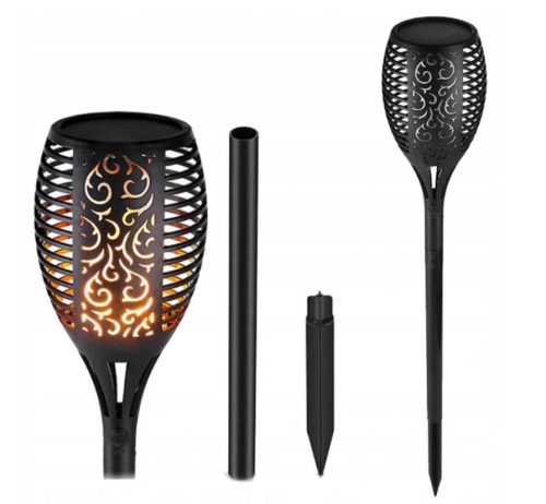  Forever Speed Solarlampe, schwarz, 78 cm, 8 Stk.