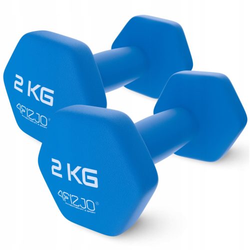  Hanteln Hanteln für Übung GEWICHTE SET GYM 2x2kg 4FIZJO