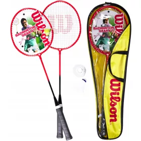 Wilson Badminton Gear Kit Schläger mit Federball