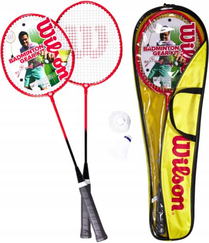 Wilson Badminton Gear Kit Schläger mit Federball