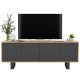  TV Loft-Schrank, Graphit MAT, TV Loft-Kommode, 150 cm