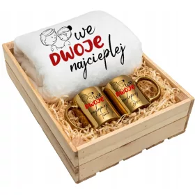  HOCHZEITSGESCHENK-SET FÜR EIN PAAR-DECKE-BECHER-GESCHENK