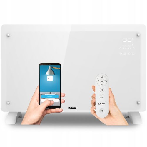 Yoer Glosso 2500 W weißer Konvektorheizer