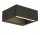 SuperLED-Gartenwandleuchte schwarz, integrierte 10-W-LED-Quelle