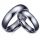  KLASSISCHE TRAURINGE AUS SILBER AUS WOLFRAM