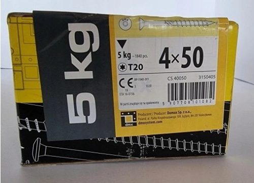 ZIMMERSCHRAUBEN FÜR HOLZ 4x50 KONISCH 5kg!!!
