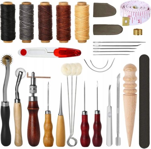 Werkzeug Lederhandwerk Nähset x29