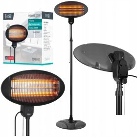  2-in-1-Terrassenheizer, 2000 W, stehend