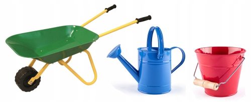 Woodyland Gartengeräte-Set für Kinder, 3-teilig