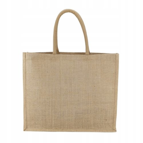  Stofftasche 36 x 42 cm beige und braun