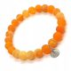  LaReine Basic ARMBAND Steine Achat Orange