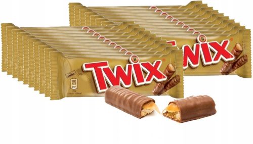 20er Pack Twix Riegel, 50g - Karamell in Milchschokolade