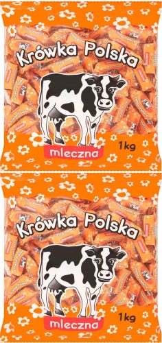 Jedność Krówka Polska Mleczna - Cremige Karamellbonbons mit Vanille, 2 kg