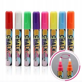  Kreidemarker für Glastafeln 8 Stück 6 mm (C026)