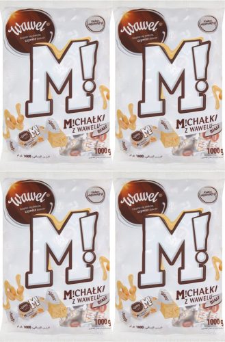 Wawel Michałki Białe – Leckere Weiße Schokoladenpralinen mit Erdnüssen, 1kg