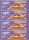 Milka Toffee Wholenut Milchschokolade mit ganzen Haselnüssen 300g x4