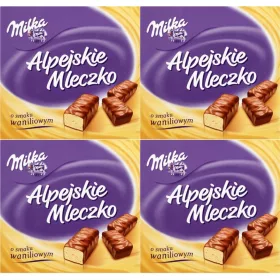 Milka Alpenmilch Vanille Schaumküsse 330g, 4er Pack