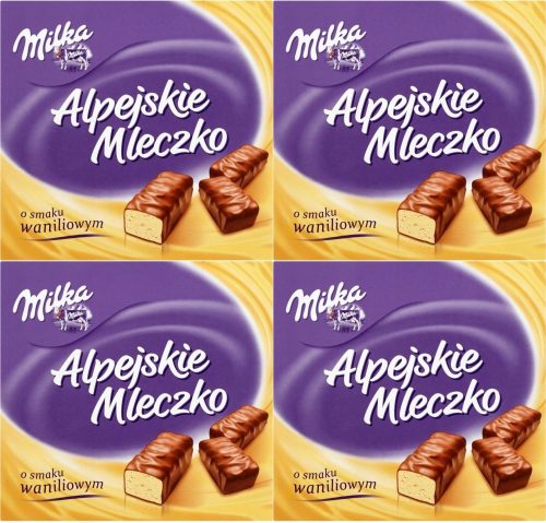 Milka Alpenmilch Vanille Schaumküsse 330g, 4er Pack