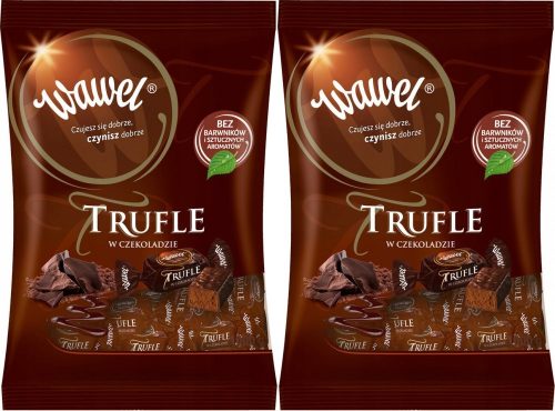 Wawel Schokoladentrüffel Pralinen mit Rumgeschmack, 1kg - Doppelpack