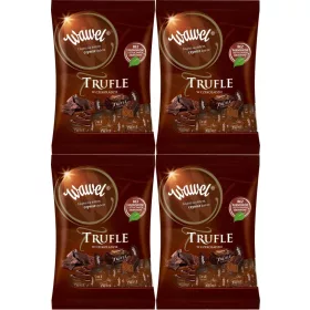 Wawel Trüffelpralinen in Schokolade, 1kg Packung x4