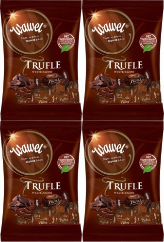 Wawel Trüffelpralinen in Schokolade, 1kg Packung x4
