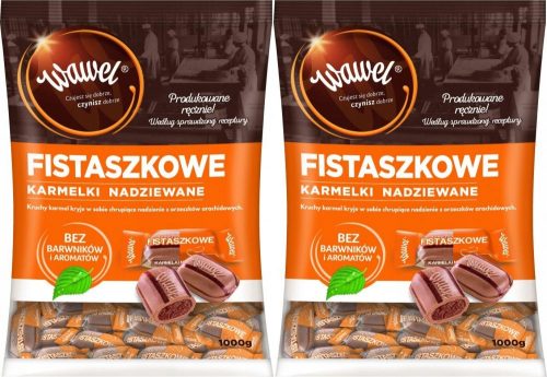 Wawel Erdnuss-Karamellbonbons 1kg x2 - Klassischer Geschmack