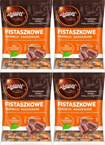 Wawel Erdnusskaramellbonbons, 1kg - 4er Pack