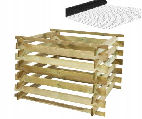 Komposter - Wamar-Sosenka 1-Kammer-Komposter, 600 l, braun