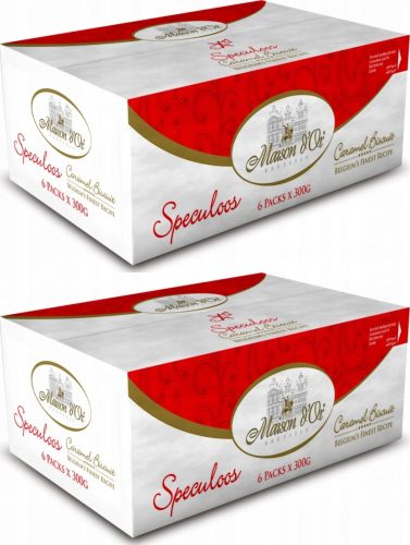 Belgische Speculoos Karamellkekse von Maison d'Or, einzeln verpackt, 600 Stück