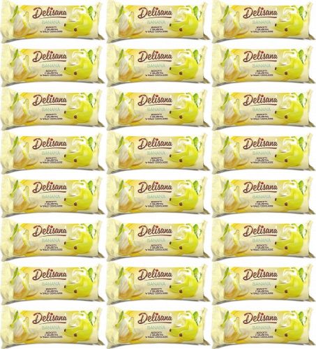 Delicpol Biszkopty mit Weißer Schokolade und Bananengelee x24