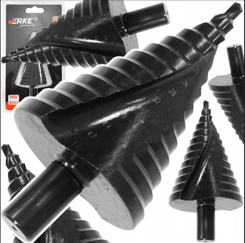  SPIRALSTUFEN-KEGELBOHRER HSS 4-52 VERKE