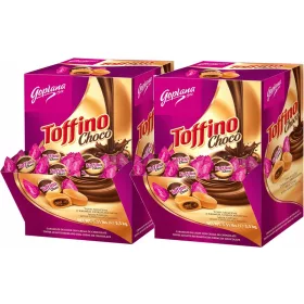   Goplana Toffino Czekoladowe - Großpackung mit Milch-Toffee Pralinen, 5kg