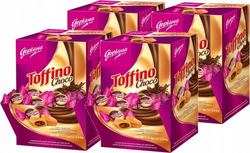 4 x 2,5kg Goplana Solidarność Toffino Schokoladen-Toffees: Großpackung