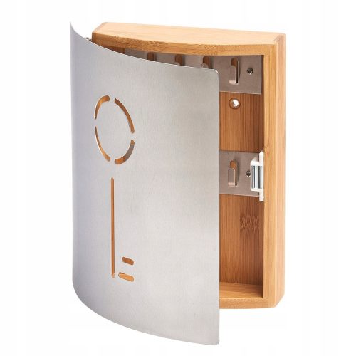  Schlüsselschrank Zeller 13846 24,5x21,5x5,5 cm Bambus