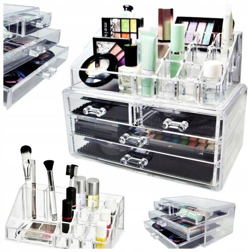 Kisten und Truhen Volan Kosmetik-Organizer 18x24x13 cm transparent