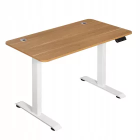    Woltu rechteckiger Schreibtisch 120 x 60 x 116 cm, Eiche natur