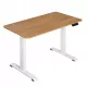  Woltu rechteckiger Schreibtisch 120 x 60 x 116 cm, Eiche natur